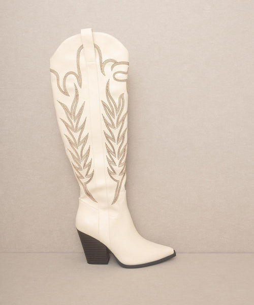 creme cowboy boots