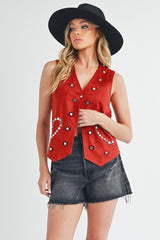 studded vest