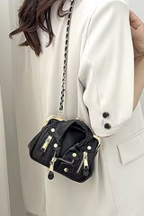 Iconic Leather Jacket Swing Bag