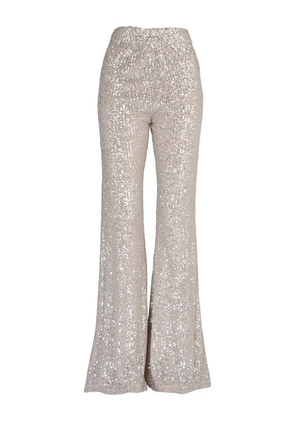 Shine On Sequin Glitter Flare Pants