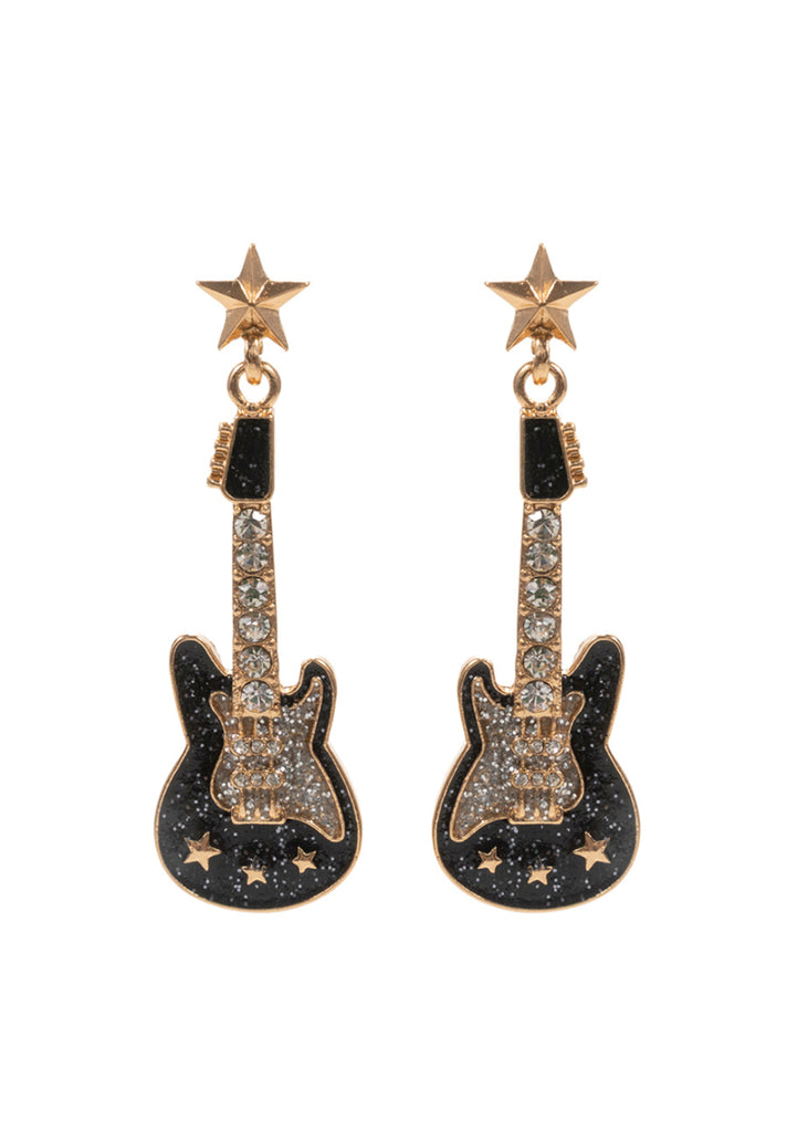 rock music earrings