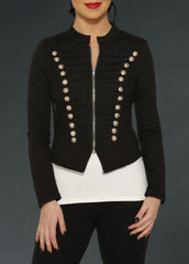 Black Military Style Jacket