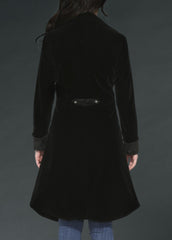 black velvet cosplay coat