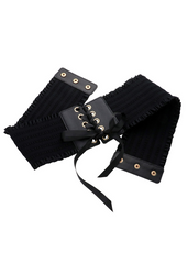 corset belt elastic goth cathedral core black 