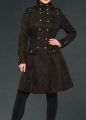 gothic military coat