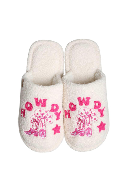 howdy slippers