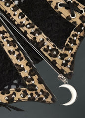 animal print waist belt