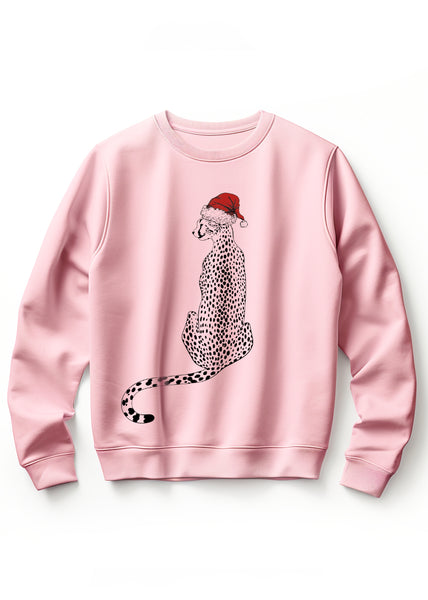 leopard Christmas sweater