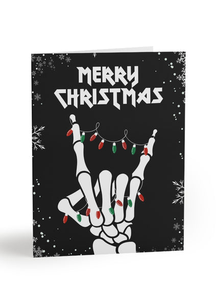 skeleton Christmas card