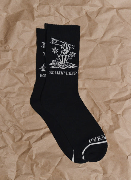 Black sushi socks 