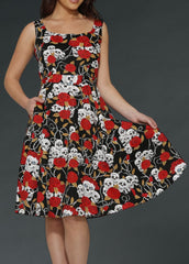 skull dress for women